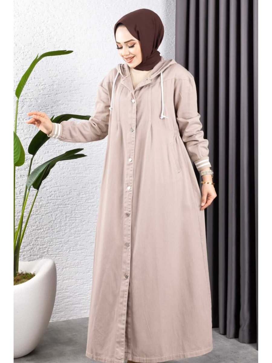 Harman Butik Kadın Kol Ribanalı Gabardin Kap