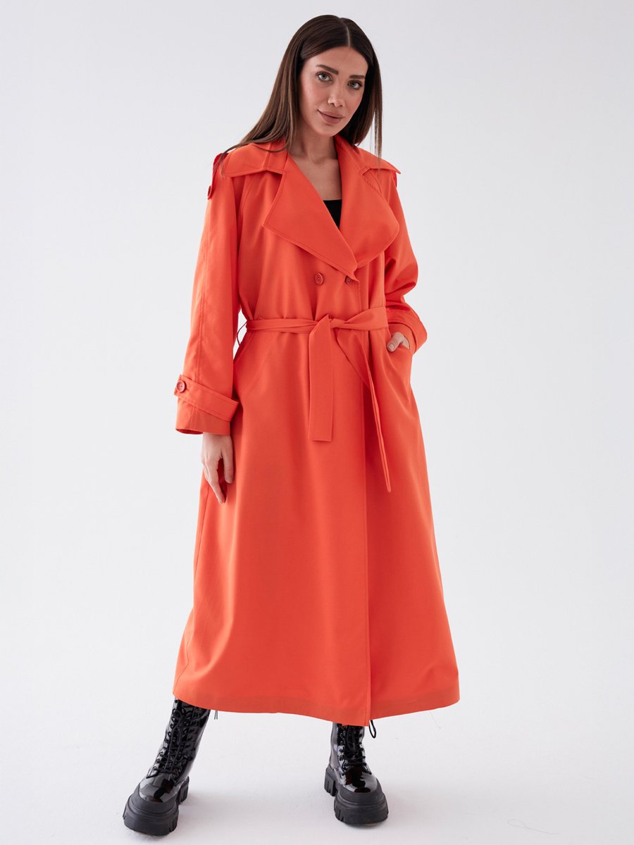 Sahra Afra Mercan Creed Kadın Oversize Trençkot