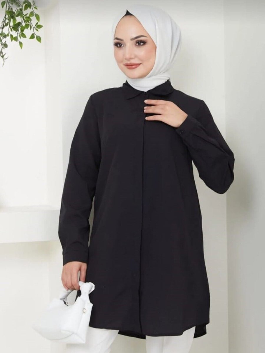 Mine'nspolo Uzun Tunik Gömlek