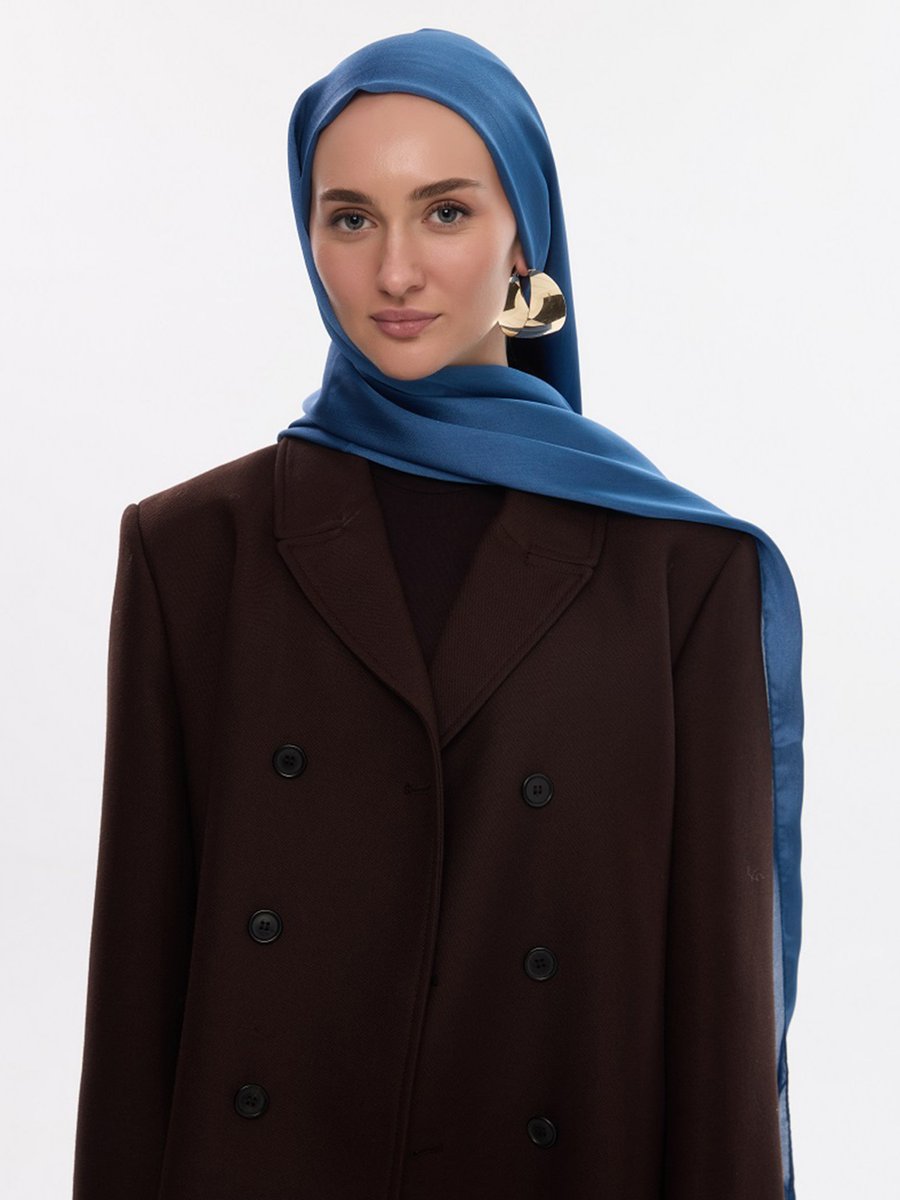 Camellia Scarfs Kot Mavi Şal