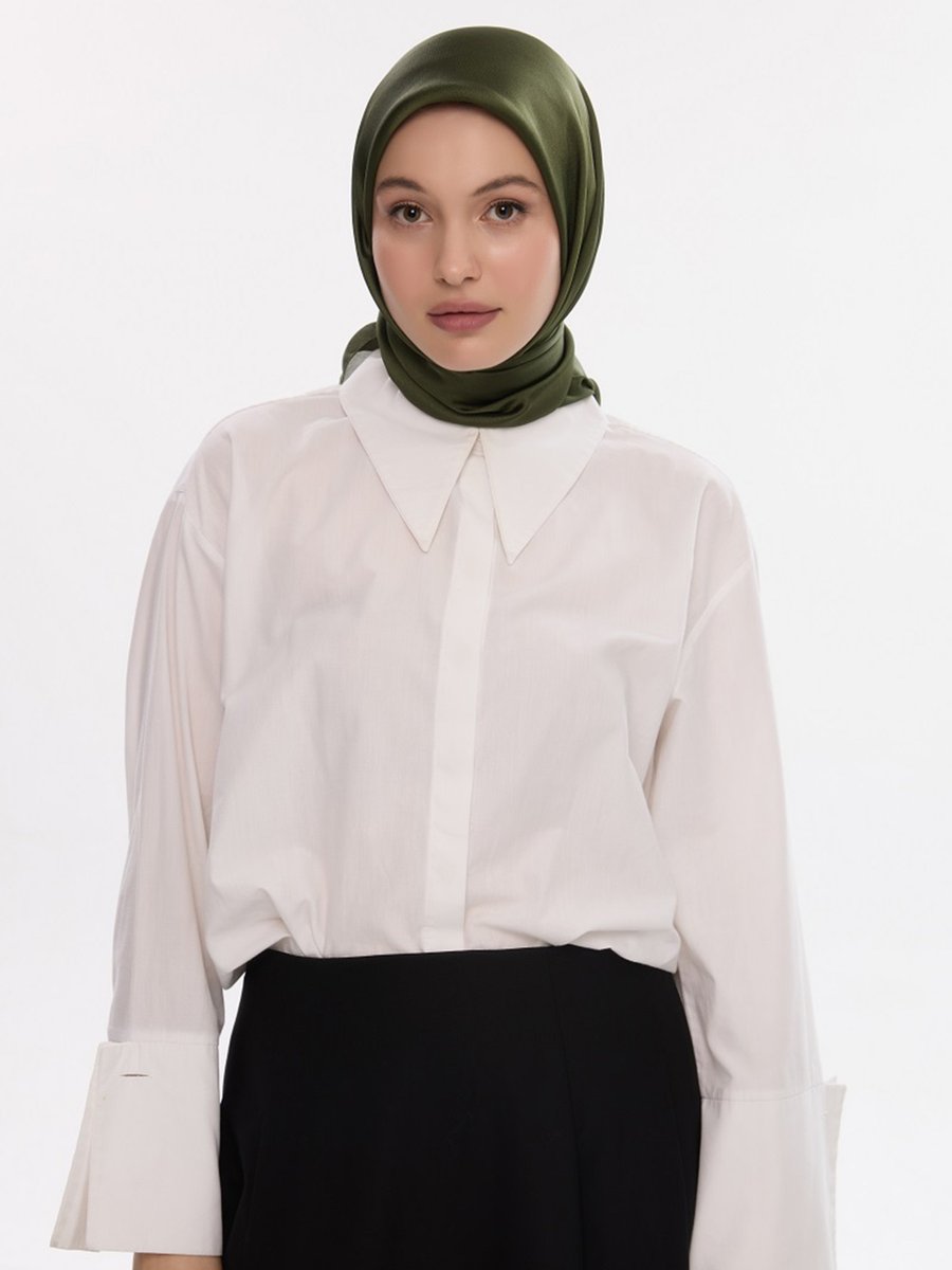 Camellia Scarfs Haki Eşarp