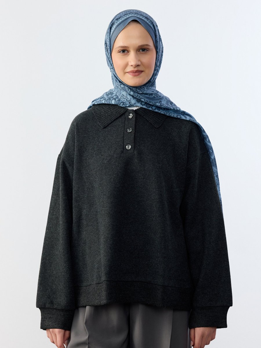 Camellia Scarfs Kot Mavi Şal