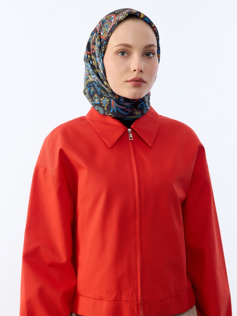 Camellia Scarfs Siyah Eşarp