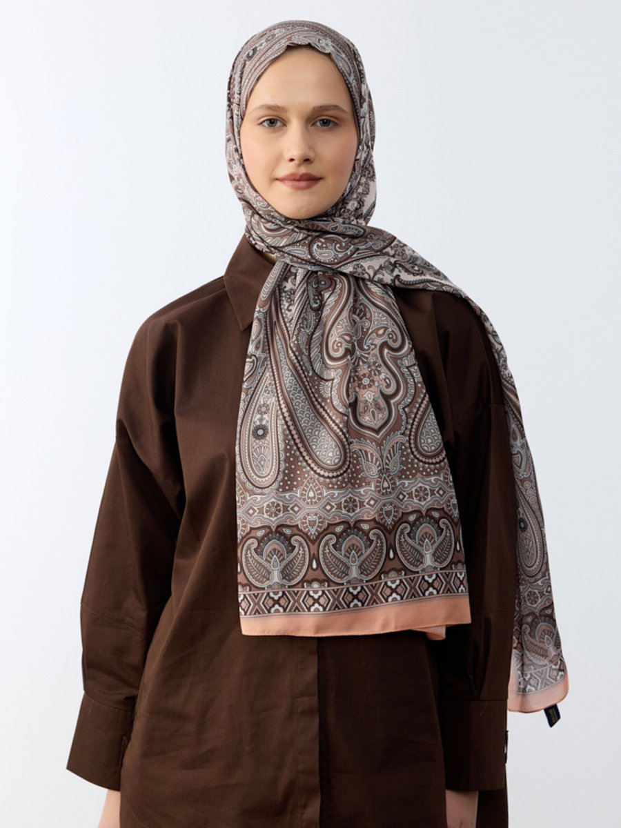 Camellia Scarfs Şal Aci Kahve