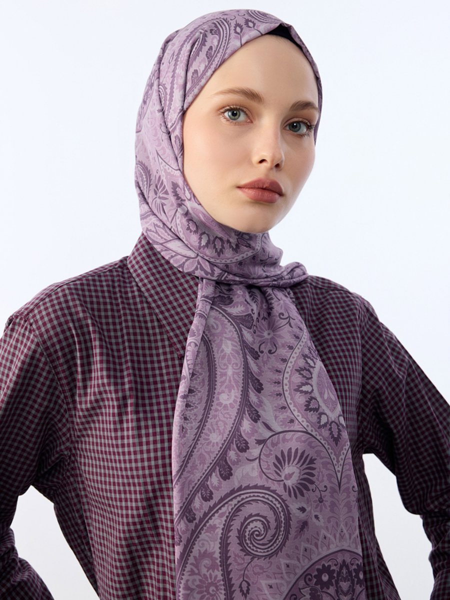 Camellia Scarfs Mor Şal