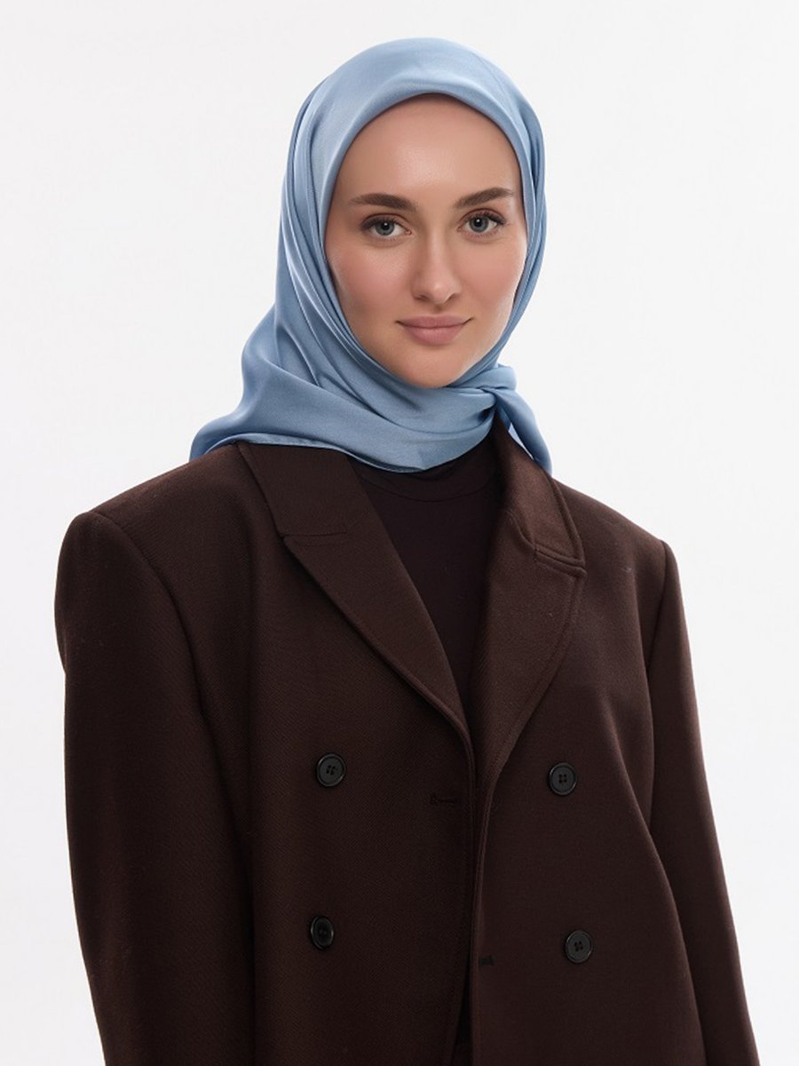 Camellia Scarfs Mavi Eşarp