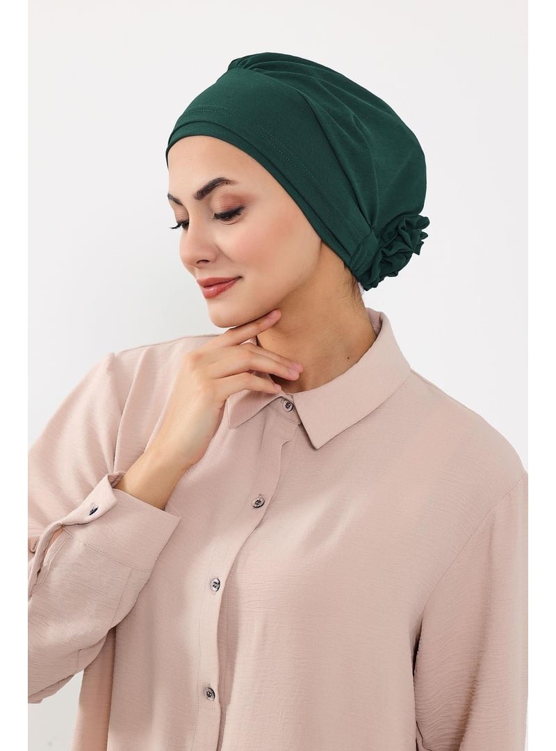 Aisha`s Design 53a Koyu Yeşil Gül Detaylı Aerobin Bone,b