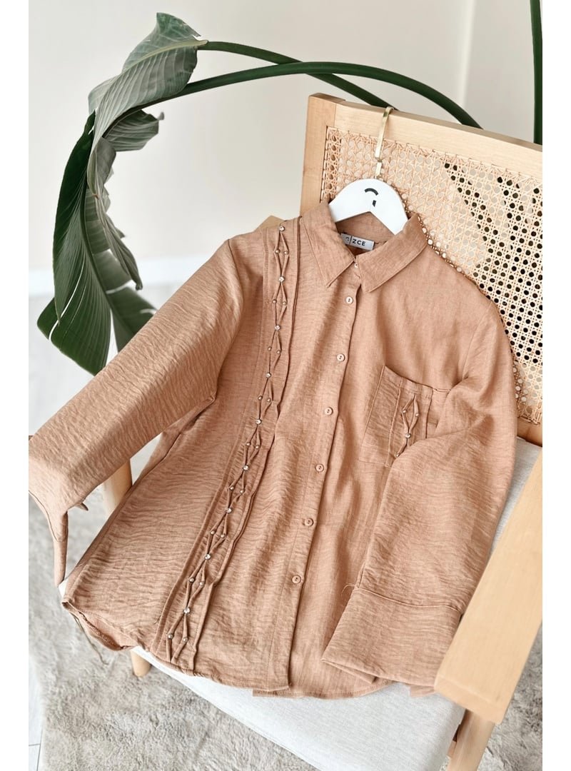 GİZCE Kram Camel Tunik