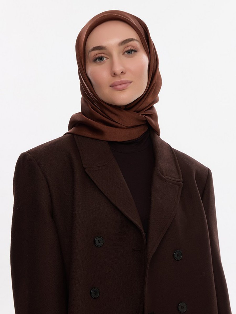 Camellia Scarfs Kahverengi Eşarp