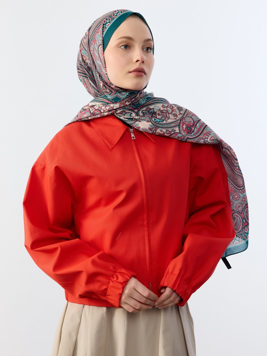 Camellia Scarfs Turkuaz Şal