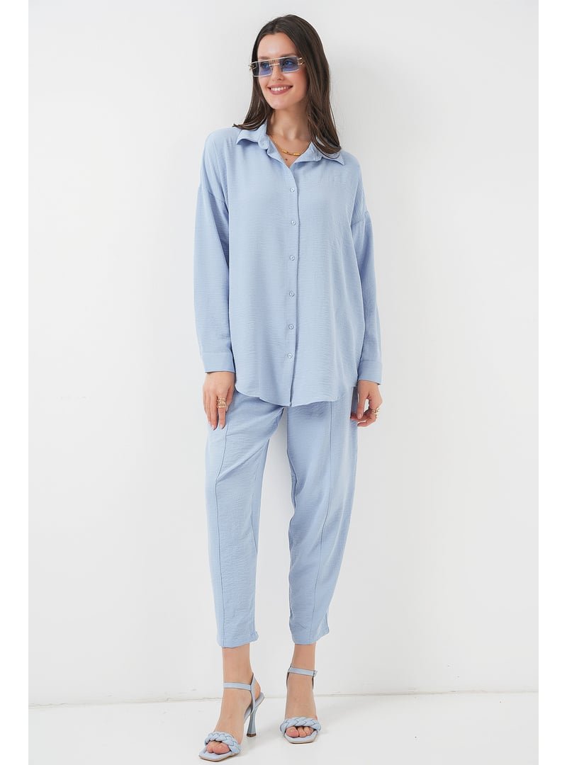 Bigdart Mavi Oversize İkili Takım