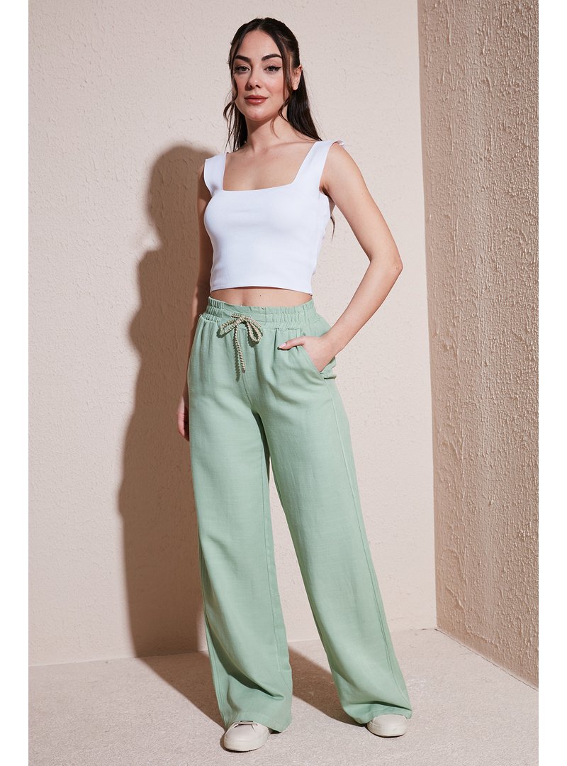 Fashion Friends Yeşil Pantolon 24y0249k1