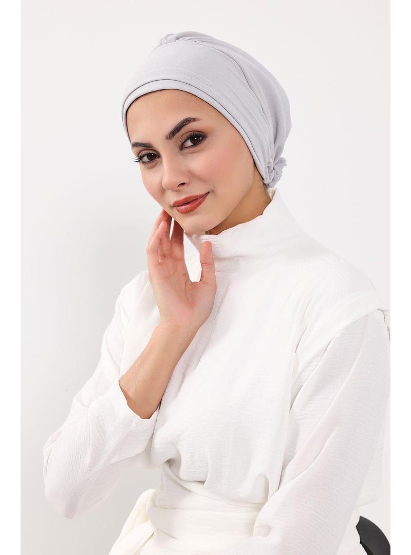 Aisha`s Design 53a Açık Gri Gül Detaylı Aerobin Bone,b