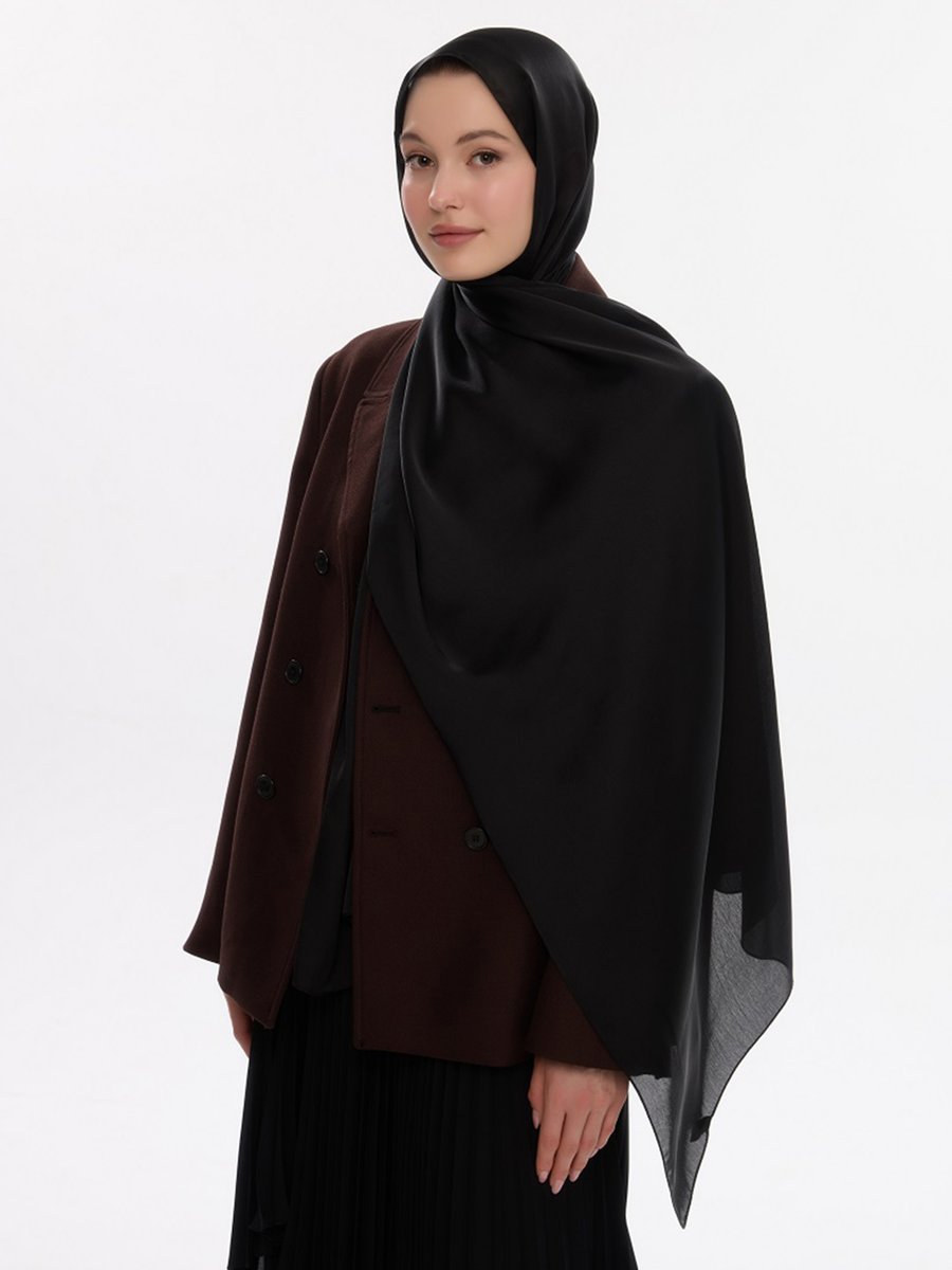 Camellia Scarfs Siyah Şal