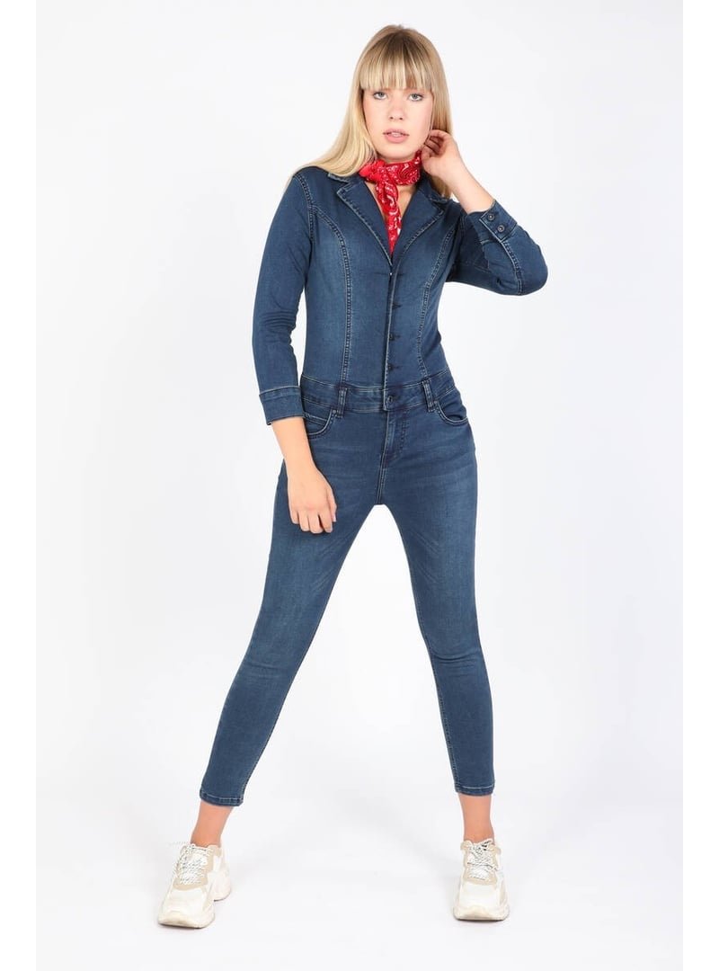 Markapia Banny Jeans Koyu Lacivert Jean Tulum Pantolon