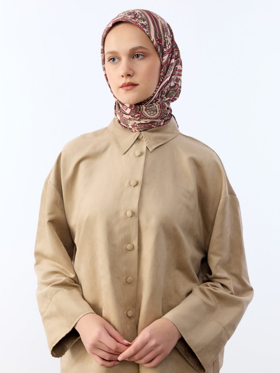 Camellia Scarfs Kahverengi Eşarp