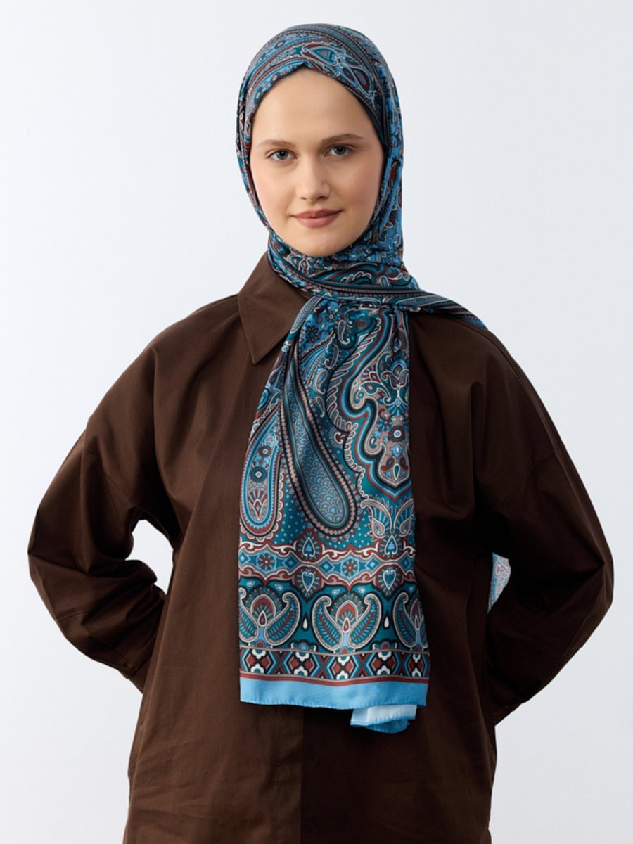 Camellia Scarfs Petrol Şal