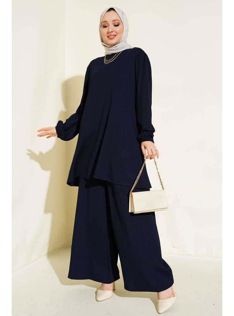 Bigdart Lacivert Tunik Pantolon Alt Üst Takım