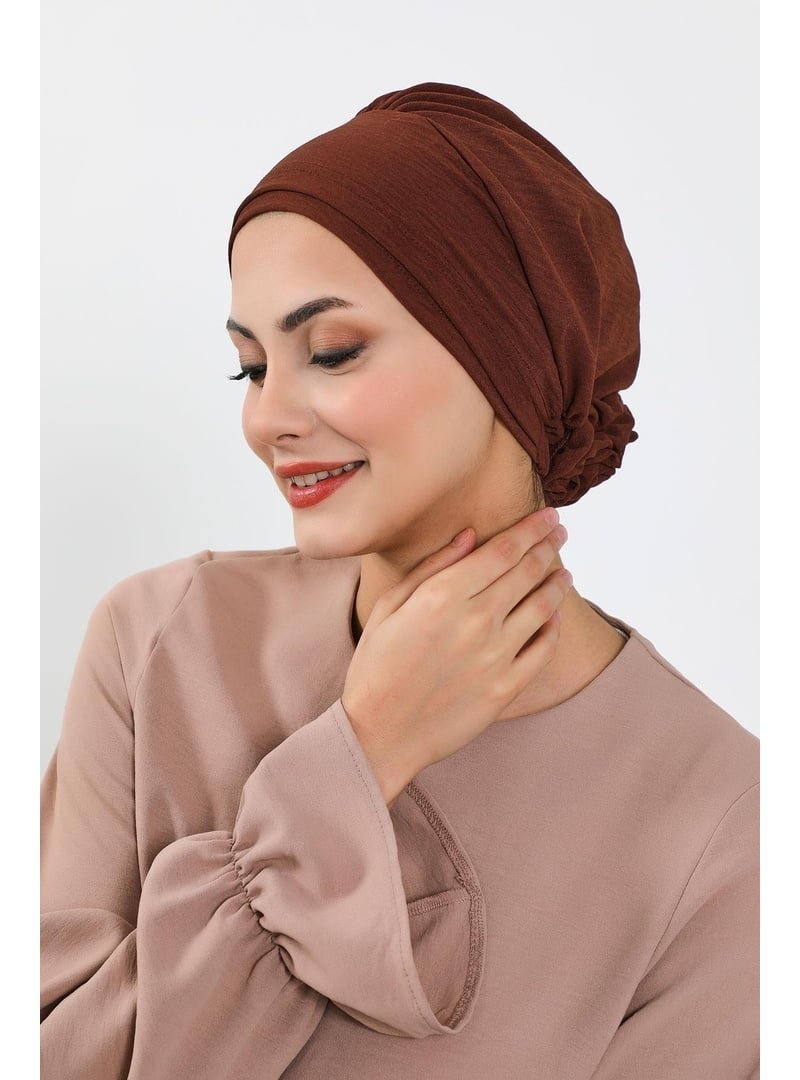 Aisha`s Design 53a Kahverengi Gül Detaylı Aerobin Bone,b