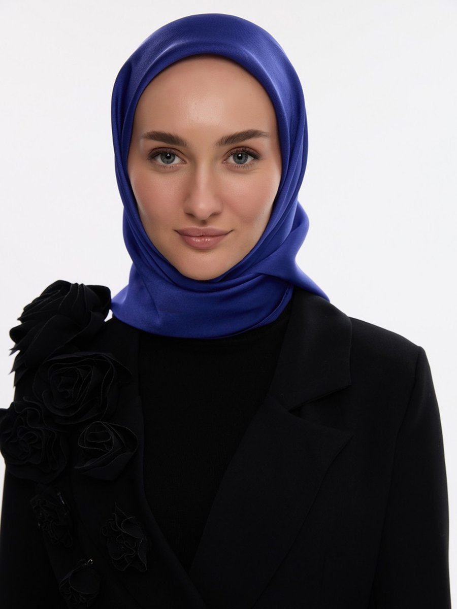 Camellia Scarfs Saks Mavi Eşarp