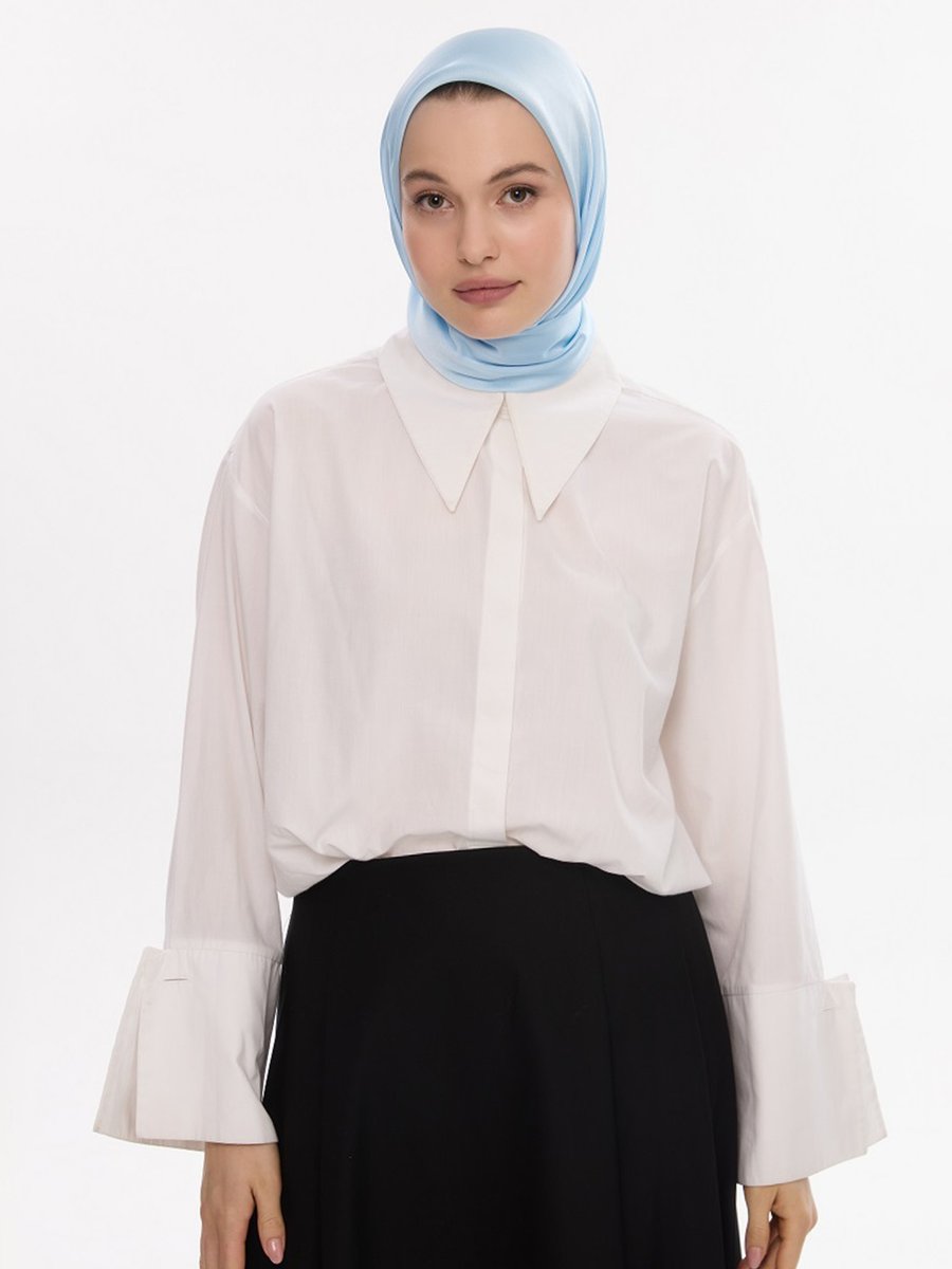 Camellia Scarfs Eşarp Acik Mavi