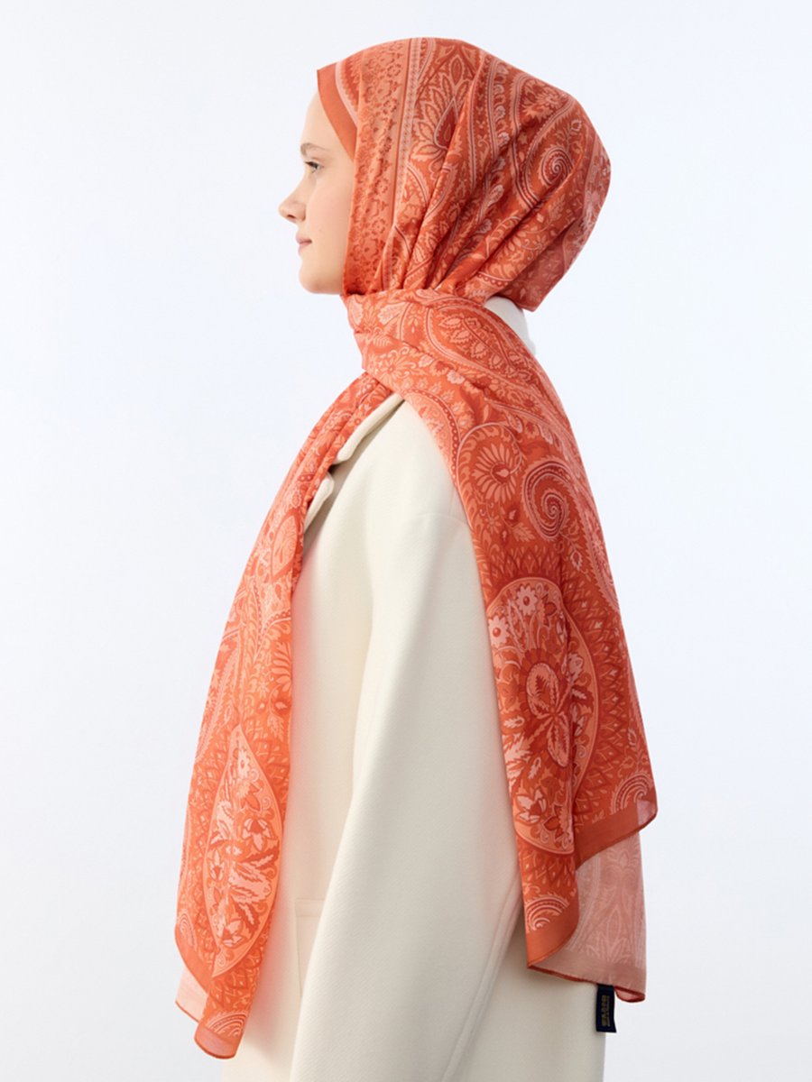 Camellia Scarfs Kiremit Şal
