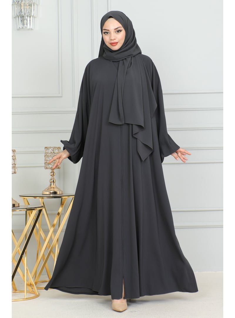 Kadeem Giyim Füme Füruzan Abaya