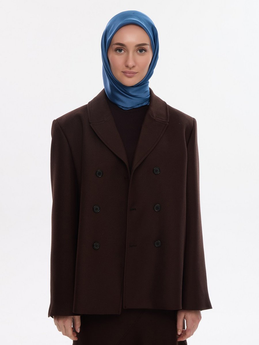 Camellia Scarfs Kot Mavi Eşarp