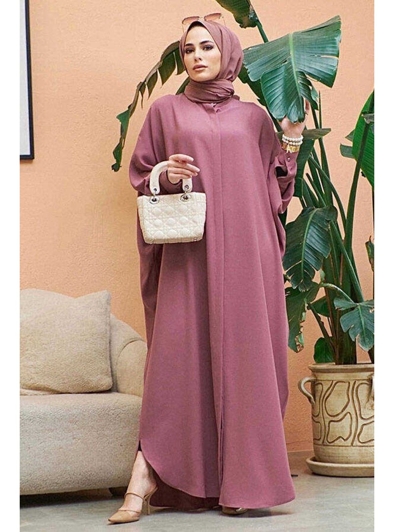 Neways Gül Kurusu Krep Abaya