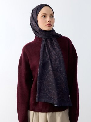 Camellia Scarfs Mürdüm Şal