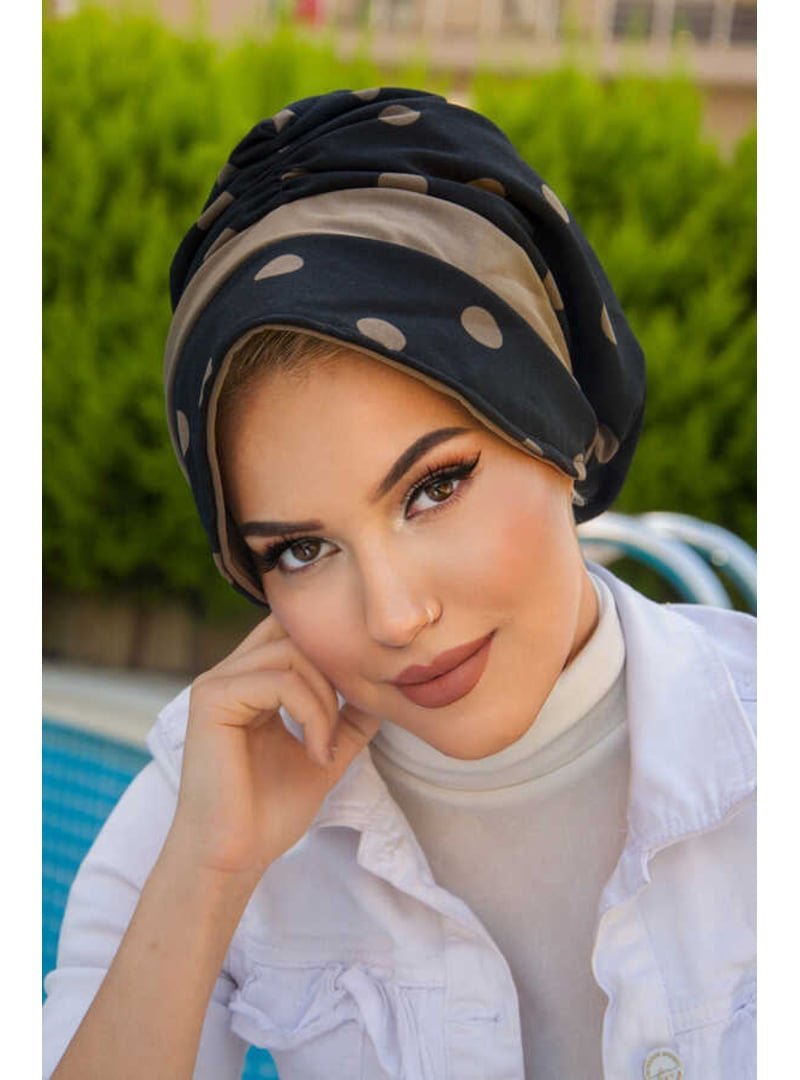 AİŞE TESETTÜR Bantlı Şapka Bone