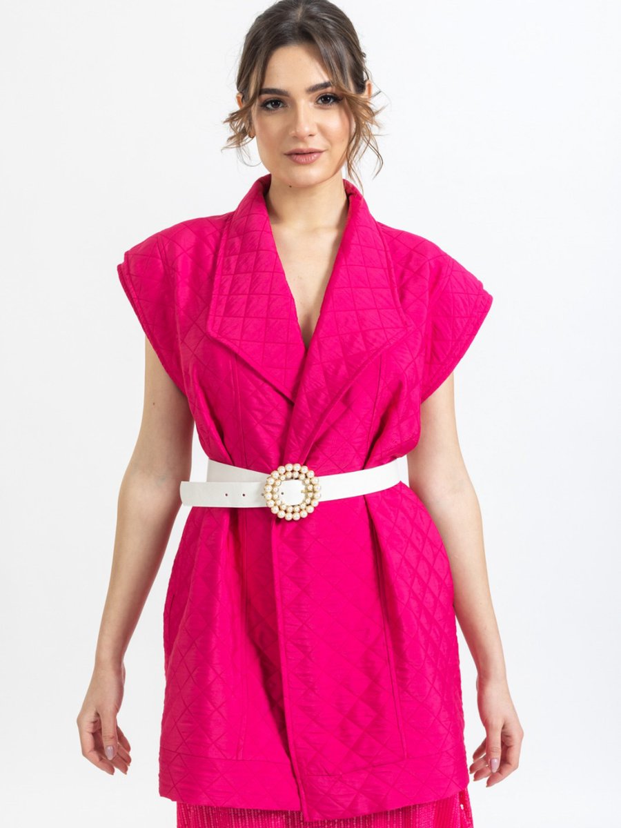 Lisa Exclusive Pembe Yelek