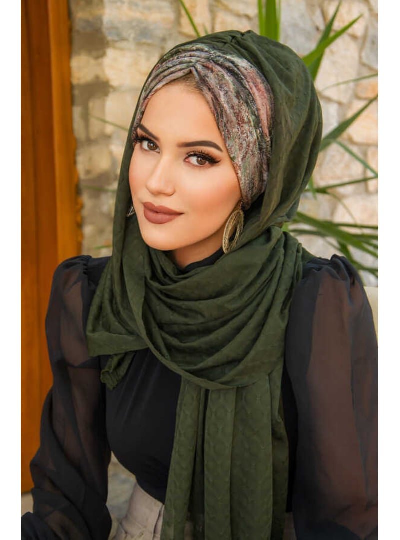 AİŞE TESETTÜR Batik Desenli Hazır Şal