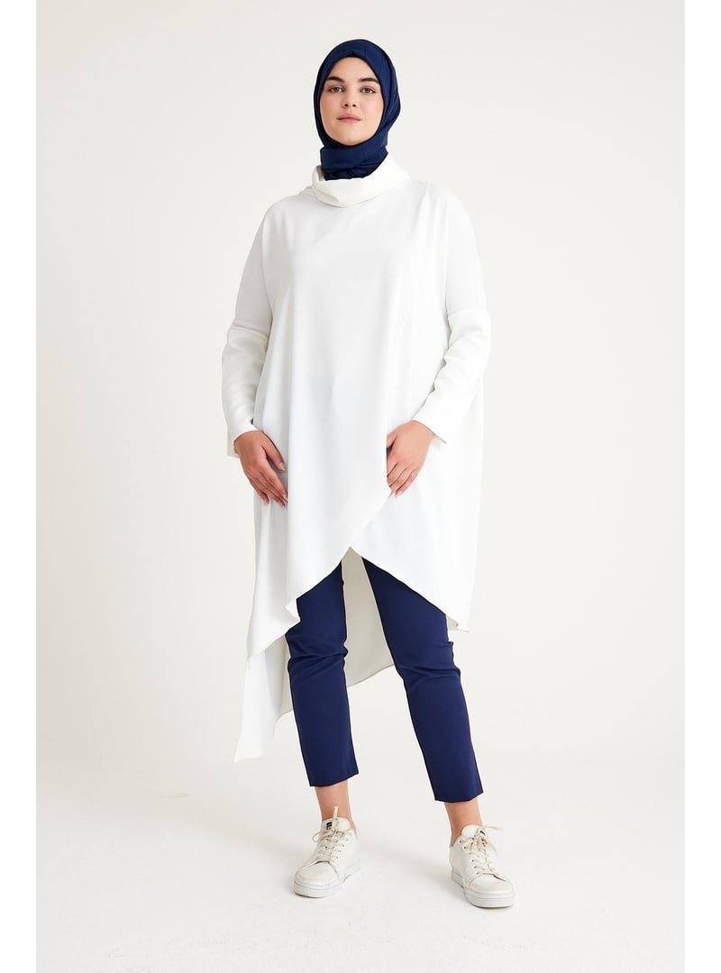 Plistre 2239_oversize Dokuma Tunik Standart Beden