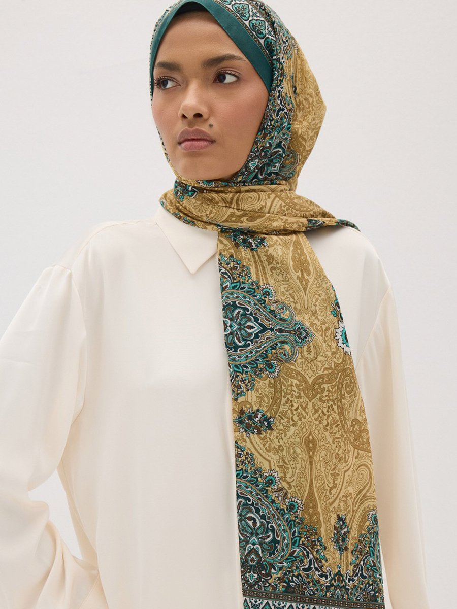 Camellia Scarfs Yeşil Şal