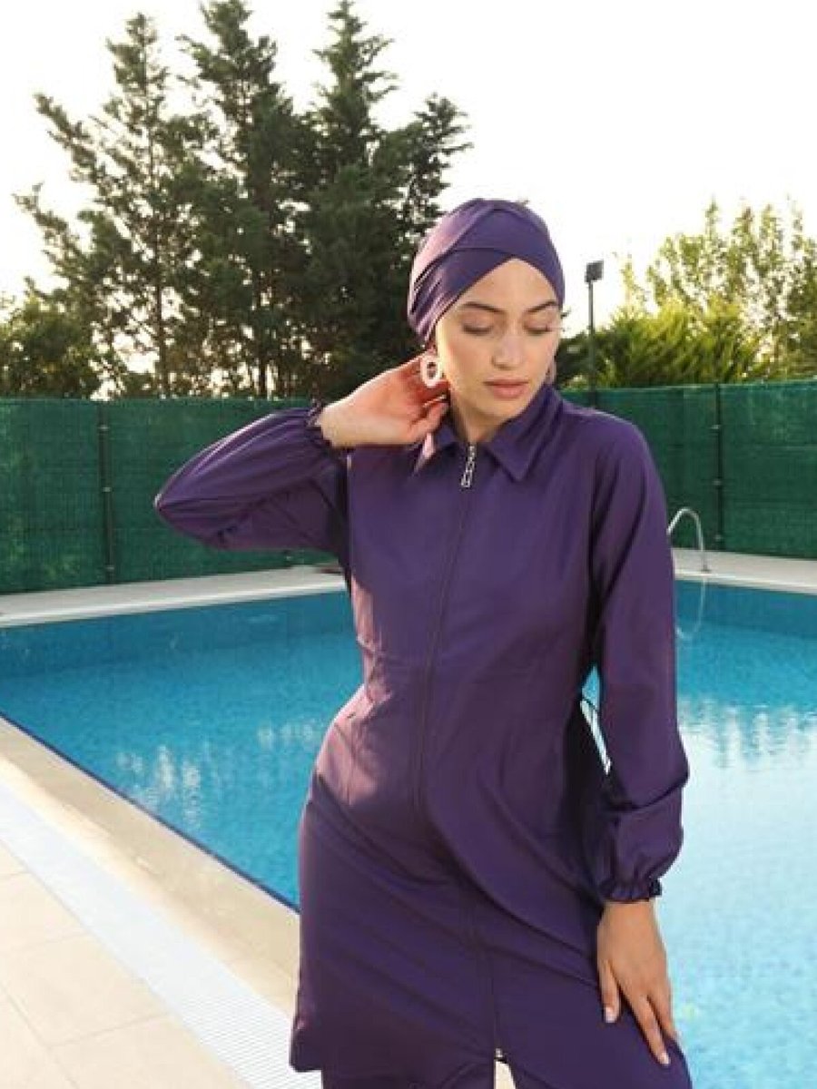 Starinci Mayo Mor Paraşüt Tam Kapalı Dokuma Mayo