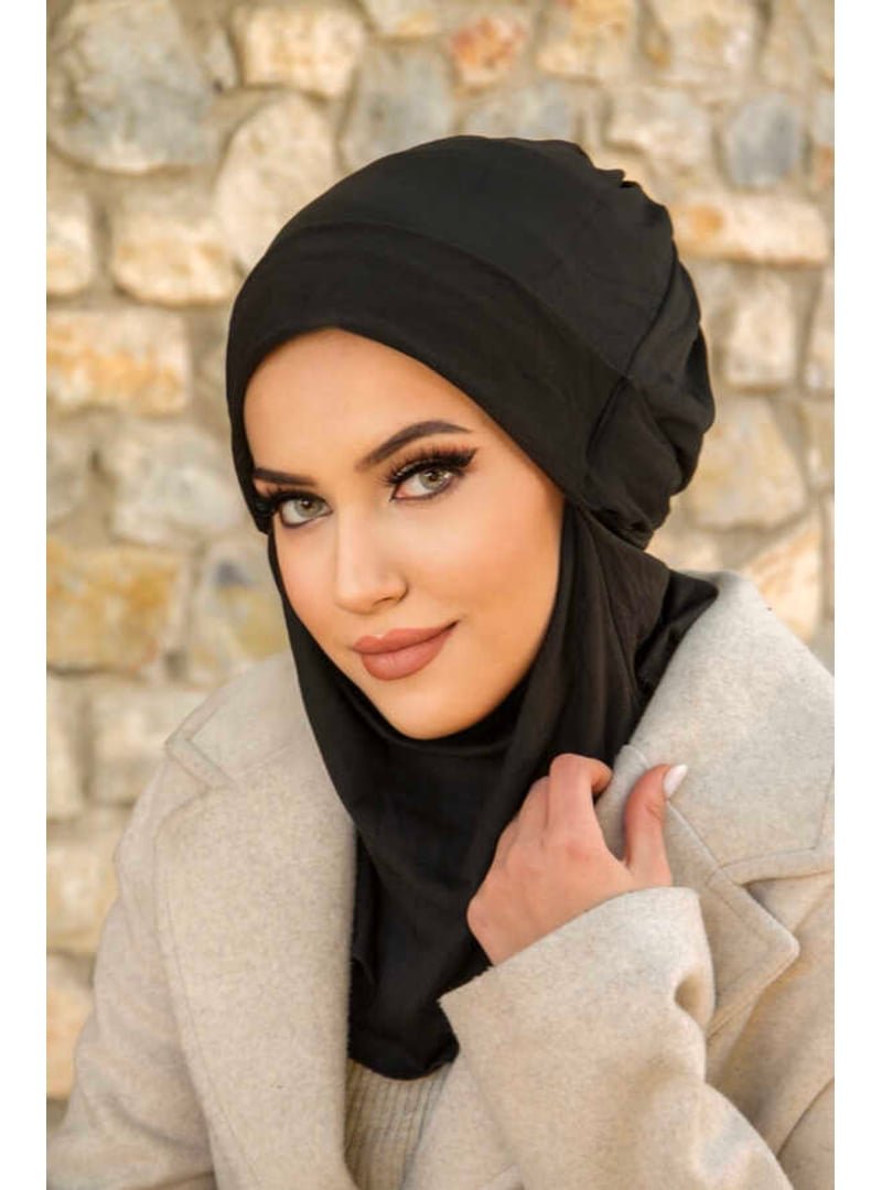AİŞE TESETTÜR İnce Maskeli Bere