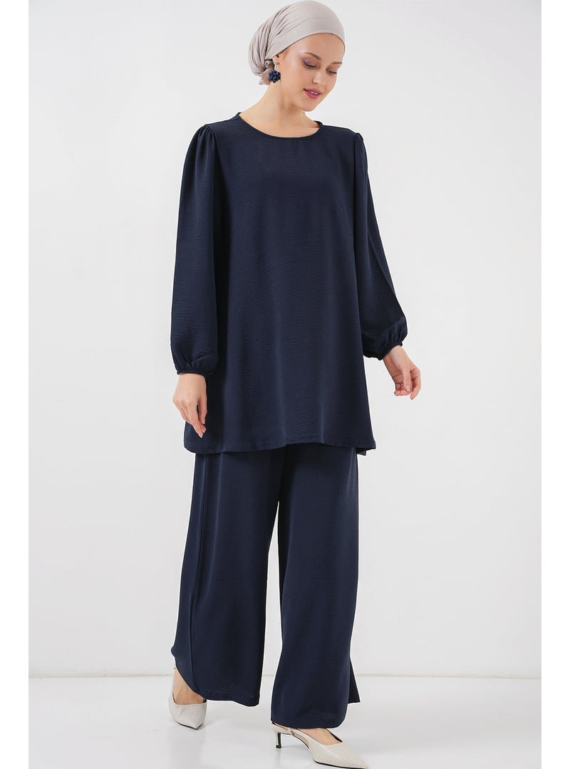 Bigdart Lacivert Ayrobin Tunik Pantolon Alt Üst Takım