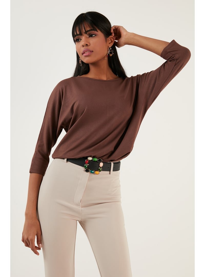 LELA Lela Bluz 5861416y Kahve