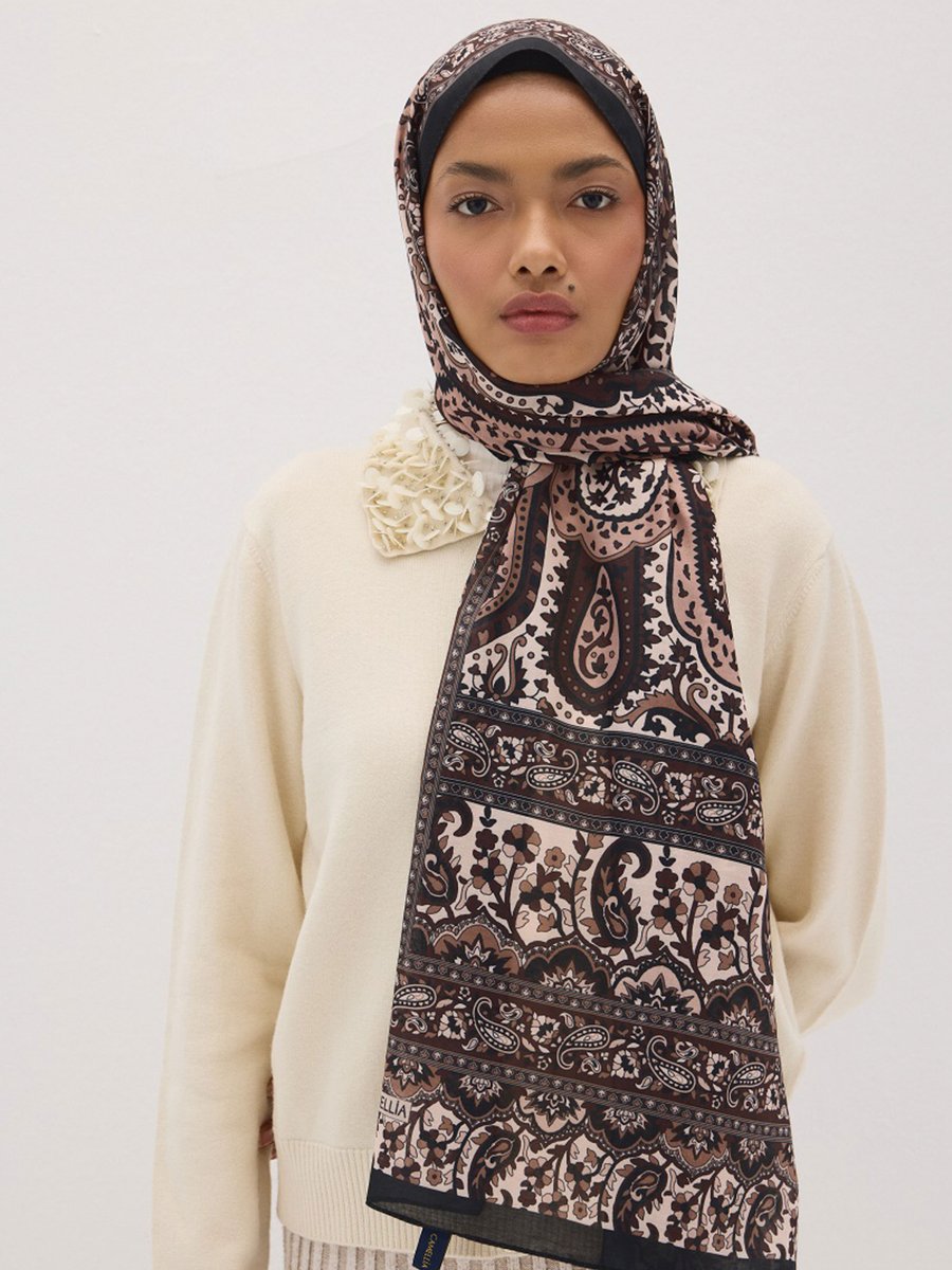 Camellia Scarfs Kahverengi Şal