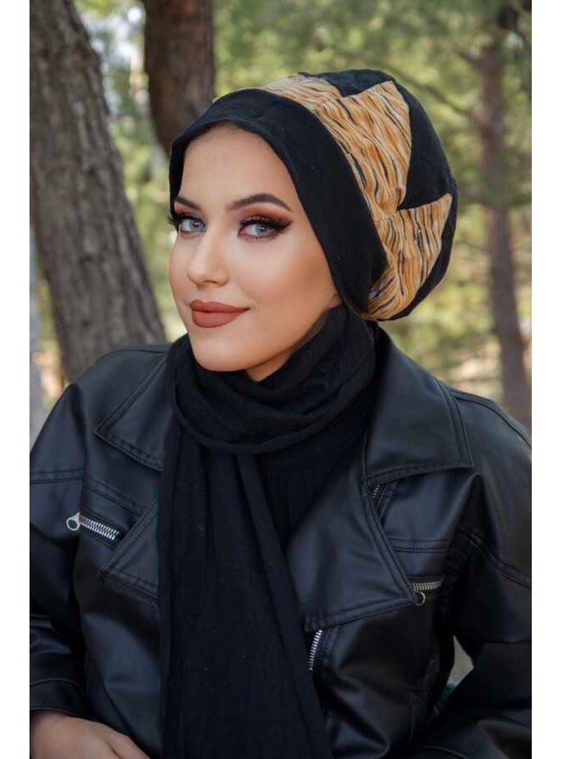 AİŞE TESETTÜR Kaşe Garnili Bere