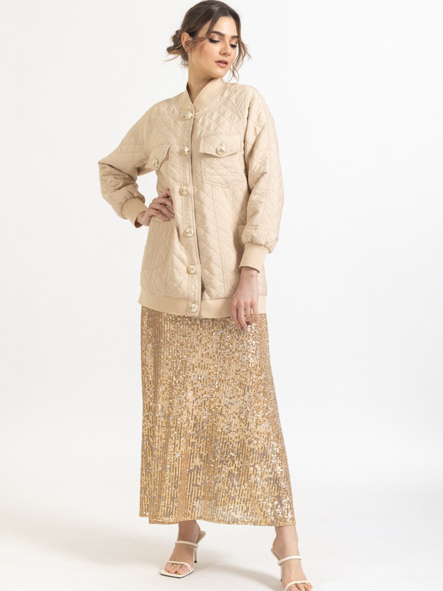 Lisa Exclusive Gold Rengi Etek