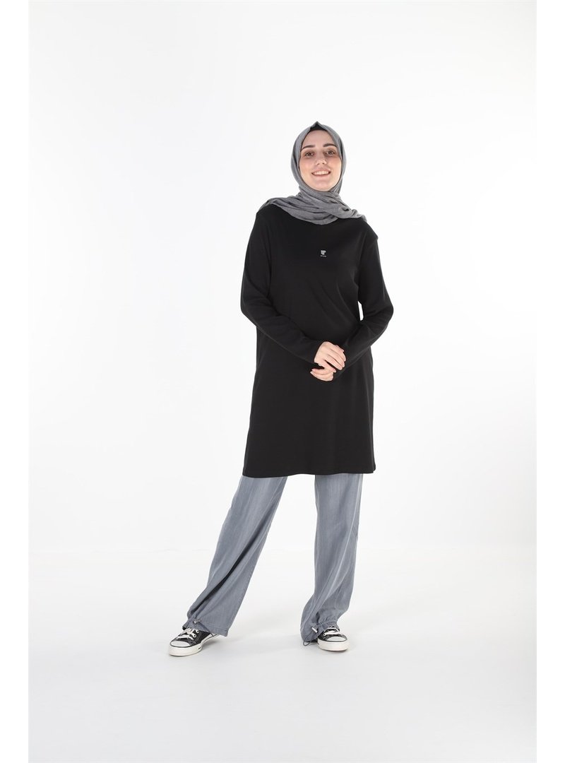 Plistre 1455_baskılı Taşlı Tunik