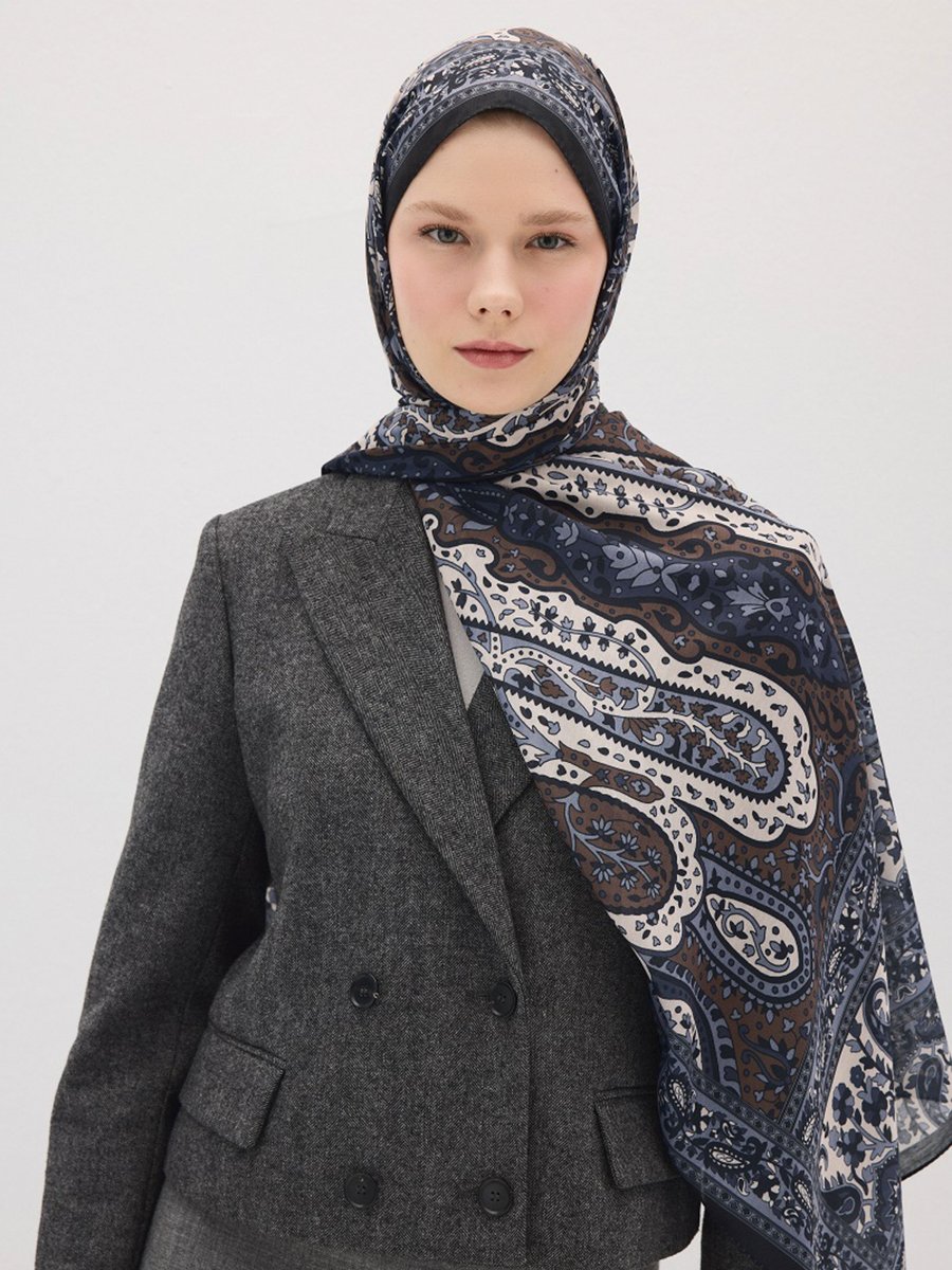 Camellia Scarfs Acı Kahve Şal