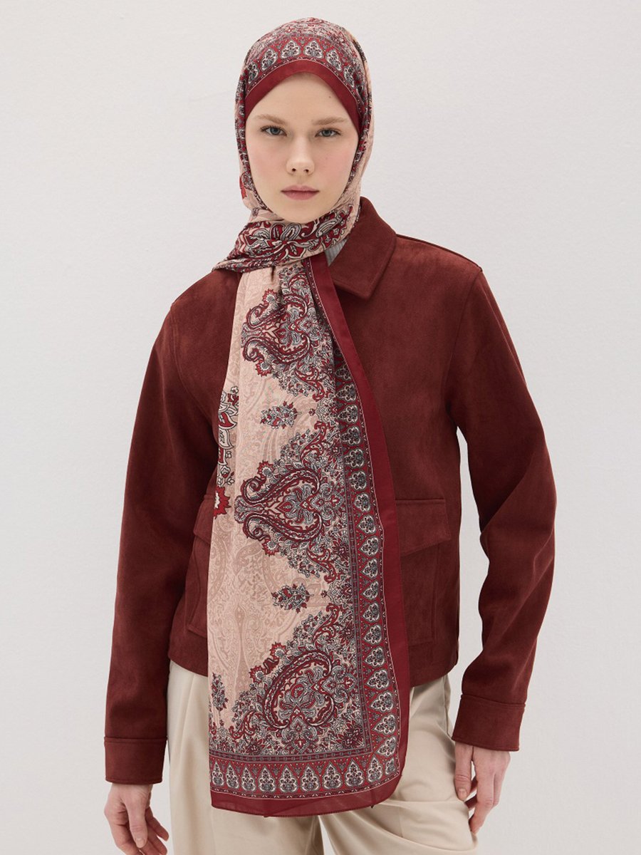 Camellia Scarfs Kırmızı Şal