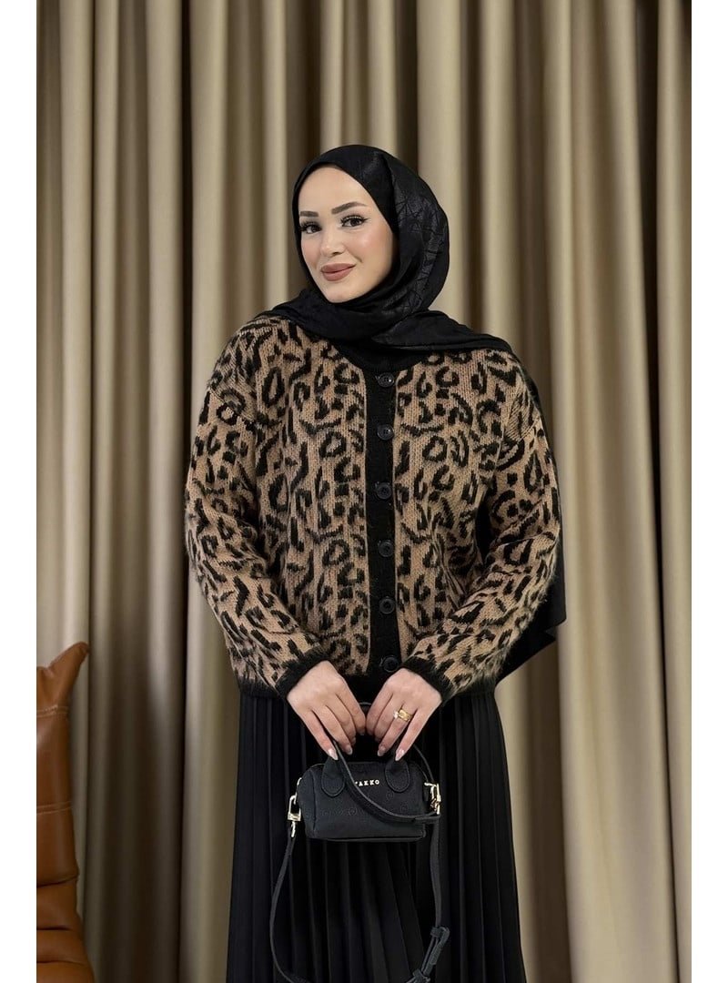 Melike Tatar Leopar Hırka