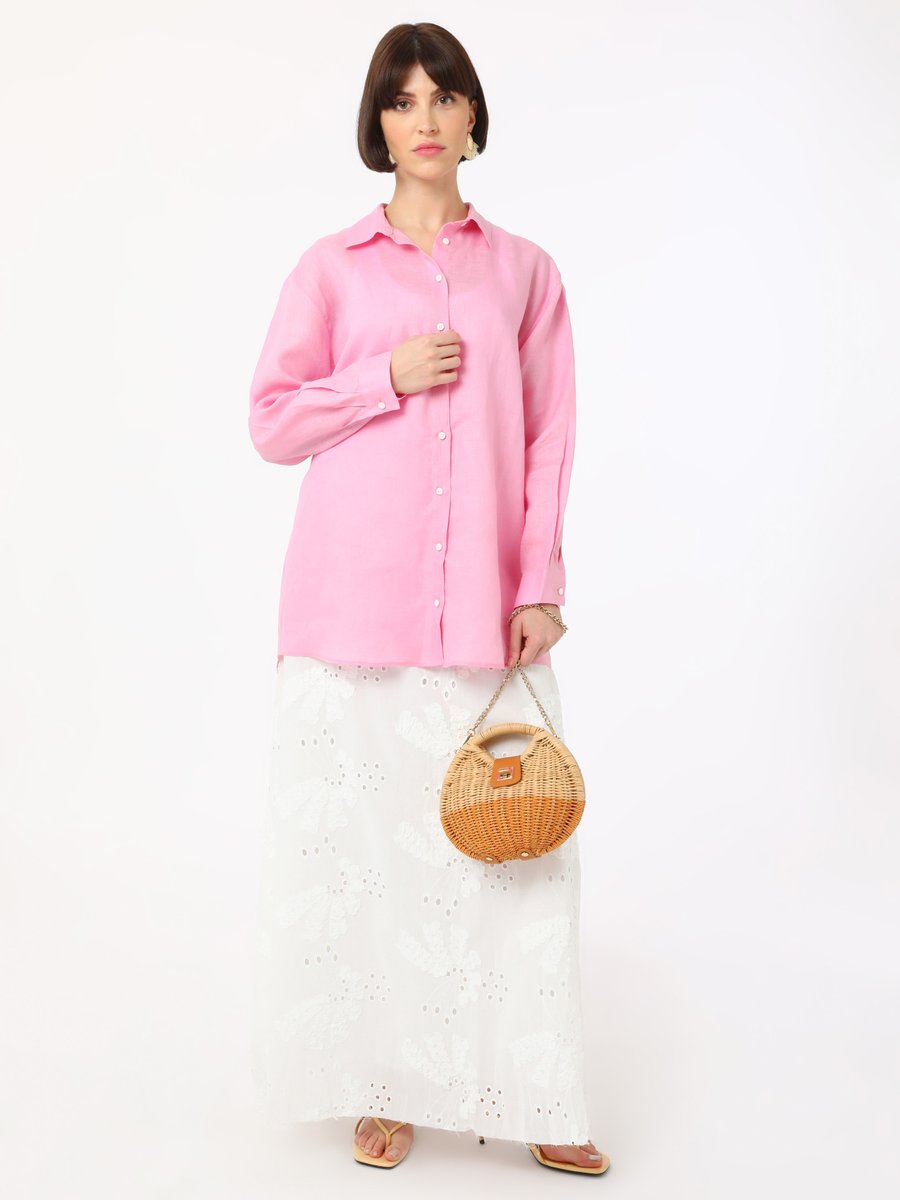 Benin Pembe Exclusive Bluz / Gömlek