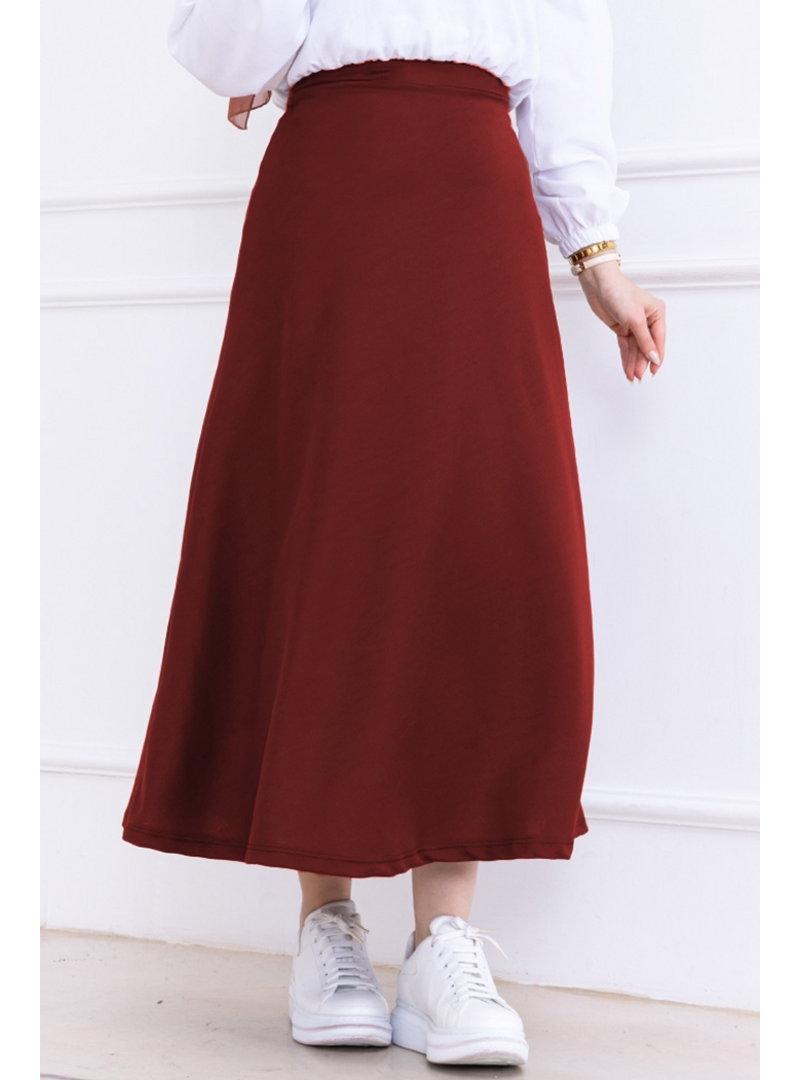 Bestenur Bordo Senar Çan Etek