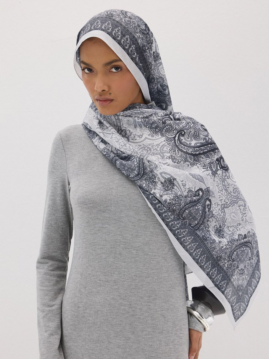 Camellia Scarfs Gri Şal