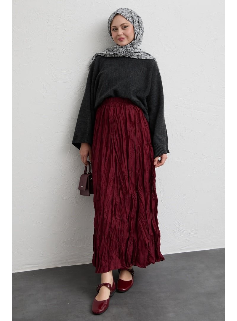 InStyle Bordo Kraş Etek